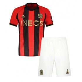 OGC Nice Heimtrikot 2024-25 Kurzarm (+ kurze hosen)